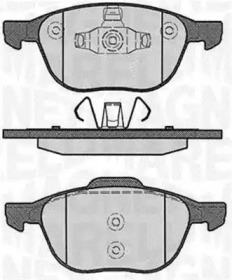 Комплект тормозных колодок MAGNETI MARELLI 363916060244