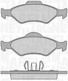 Комплект тормозных колодок MAGNETI MARELLI 363916060251