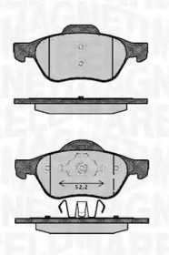 Комплект тормозных колодок MAGNETI MARELLI 363916060384