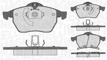 Комплект тормозных колодок MAGNETI MARELLI 363916060386