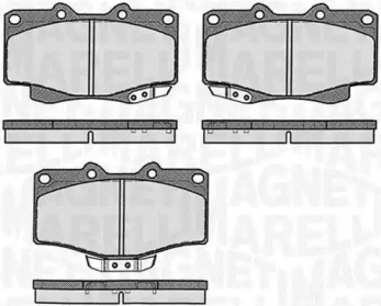 Комплект тормозных колодок MAGNETI MARELLI 363916060401