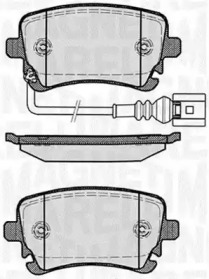 Комплект тормозных колодок MAGNETI MARELLI 363916060412