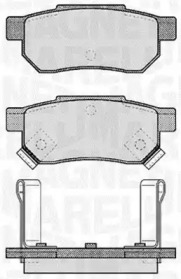 Комплект тормозных колодок MAGNETI MARELLI 363916060457