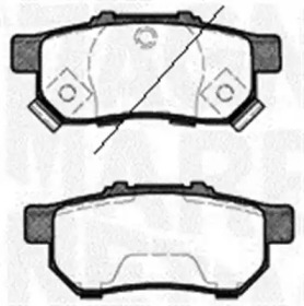 Комплект тормозных колодок MAGNETI MARELLI 363916060460