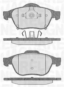 Комплект тормозных колодок MAGNETI MARELLI 363916060595
