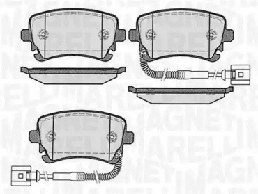 Комплект тормозных колодок MAGNETI MARELLI 363916060603