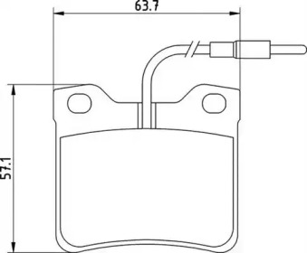 Комплект тормозных колодок MAGNETI MARELLI 363700201125