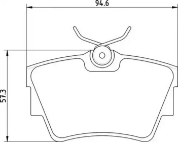 Комплект тормозных колодок MAGNETI MARELLI 363700201390