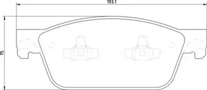 Комплект тормозных колодок MAGNETI MARELLI 363700201919