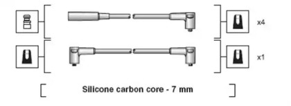 Комплект проводов зажигания MAGNETI MARELLI 941318111020