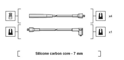 Комплект проводов зажигания MAGNETI MARELLI 941318111073
