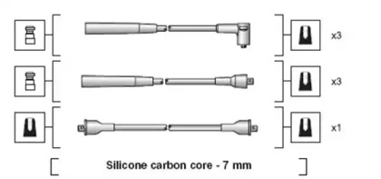 Комплект проводов зажигания MAGNETI MARELLI 941318111121