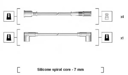 Комплект электропроводки MAGNETI MARELLI 941065040540