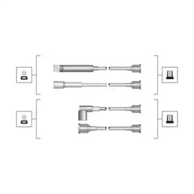 Комплект проводов зажигания MAGNETI MARELLI 941319170064