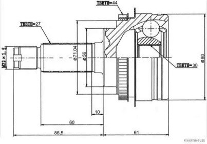 Шарнирный комплект MAGNETI MARELLI 600000063190