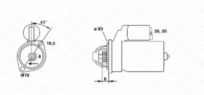 Стартер MAGNETI MARELLI 943241024010