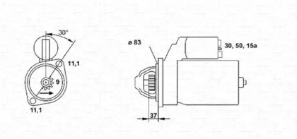 Стартер MAGNETI MARELLI 943241040010