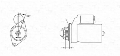 Стартер MAGNETI MARELLI 943241046010