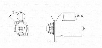 Стартер MAGNETI MARELLI 943241143010