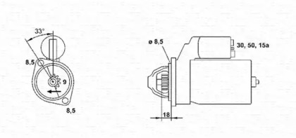 Стартер MAGNETI MARELLI 943251048010