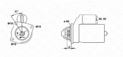 Стартер MAGNETI MARELLI 943251405010