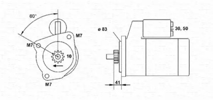 Стартер MAGNETI MARELLI 943251421010