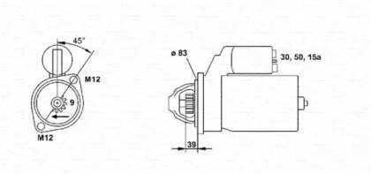 Стартер MAGNETI MARELLI 943251426010