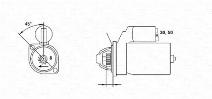 Стартер MAGNETI MARELLI 943251896010