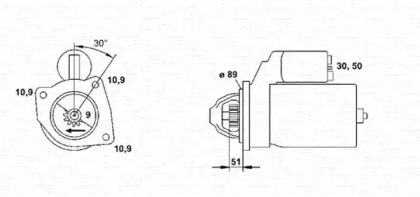 Стартер MAGNETI MARELLI 943252201010