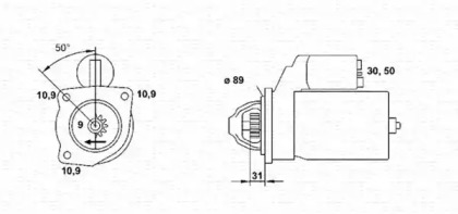 Стартер MAGNETI MARELLI 943252205010