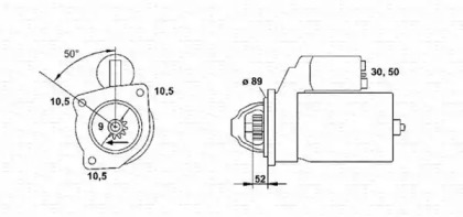 Стартер MAGNETI MARELLI 943252233010