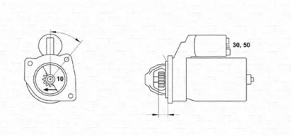 Стартер MAGNETI MARELLI 943252290010