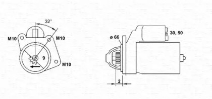 Стартер MAGNETI MARELLI 943253144010