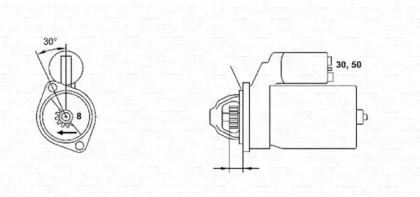 Стартер MAGNETI MARELLI 943253215010