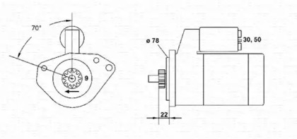 Стартер MAGNETI MARELLI 943254002010