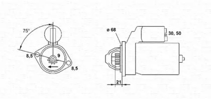 Стартер MAGNETI MARELLI 943254082010