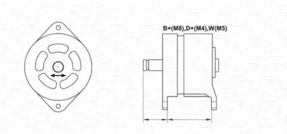 Генератор MAGNETI MARELLI 943303100010