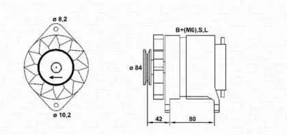 Генератор MAGNETI MARELLI 943311380010