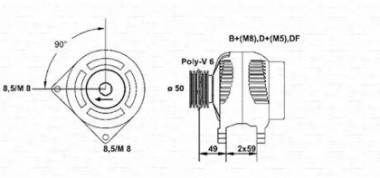 Генератор MAGNETI MARELLI 943346002010