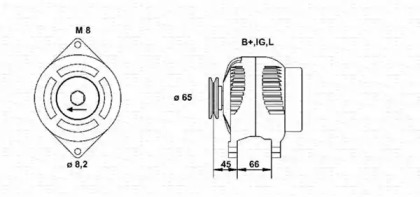 Генератор MAGNETI MARELLI 943346024010