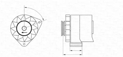 Генератор MAGNETI MARELLI 943346027010