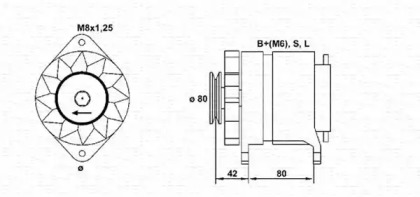 Генератор MAGNETI MARELLI 943346040010