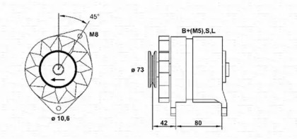 Генератор MAGNETI MARELLI 943346056010