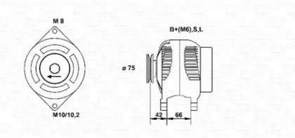 Генератор MAGNETI MARELLI 943346072010