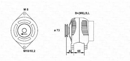 Генератор MAGNETI MARELLI 943346133010