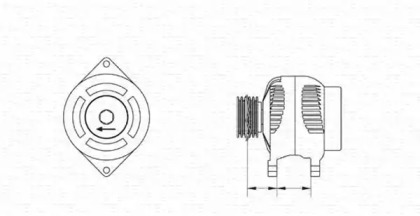 Генератор MAGNETI MARELLI 943346189010