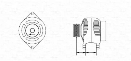 Генератор MAGNETI MARELLI 943346201010