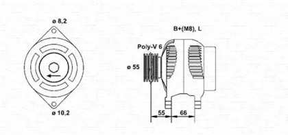 Генератор MAGNETI MARELLI 943354075010