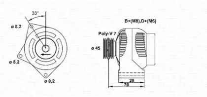 Генератор MAGNETI MARELLI 943355010010