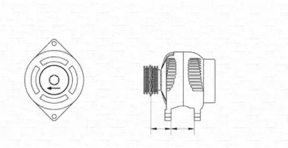 Генератор MAGNETI MARELLI 943355169010